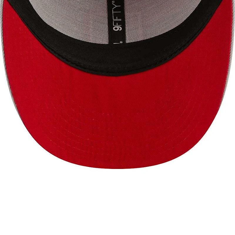 St. Louis Cardinals Gray Red Trucker New Era 9FIFTY Low Profile Snapback Hat