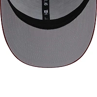 Arkansas Razorbacks Cardinal Red Circle New Era 9FIFTY Low Profile Snapback Hat