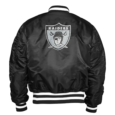 Las Vegas Raiders x Alpha Industries MA-1 New Era Black Reversible Bomber Jacket