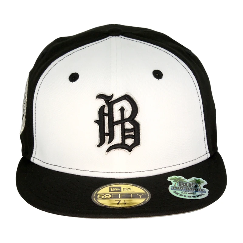 Birmingham Barons Cyber Monday Black White Southern League Patch Gray UV 59FIFTY Fitted Hat