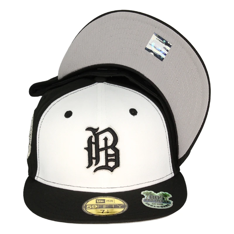 Birmingham Barons Cyber Monday Black White Southern League Patch Gray UV 59FIFTY Fitted Hat