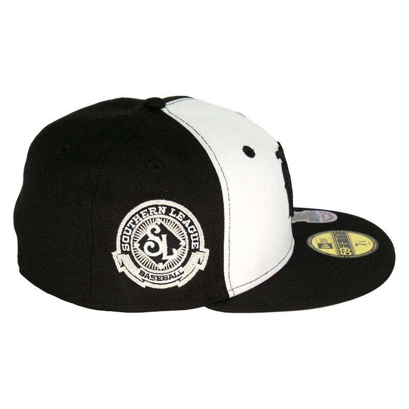 Birmingham Barons Cyber Monday Black White Southern League Patch Gray UV 59FIFTY Fitted Hat