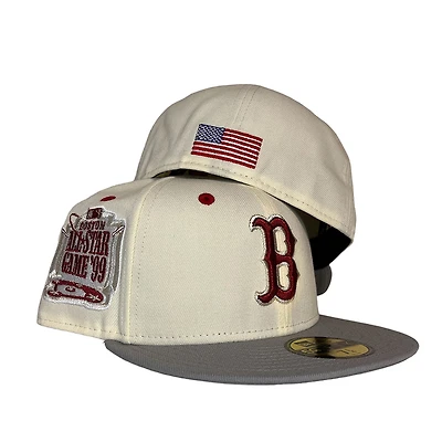 Boston Red Sox Chrome Gray Two Tone 1999 ASG Patch UV New Era 59FIFTY Fitted Hat