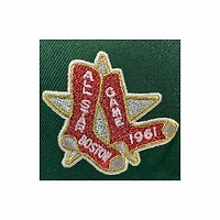 Boston Red Sox Green and Brown Carter 1961 All Star Game Patch Gray UV New Era 59Fifty Fitted Hat