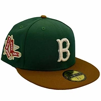 Boston Red Sox Green and Brown Carter 1961 All Star Game Patch Gray UV New Era 59Fifty Fitted Hat