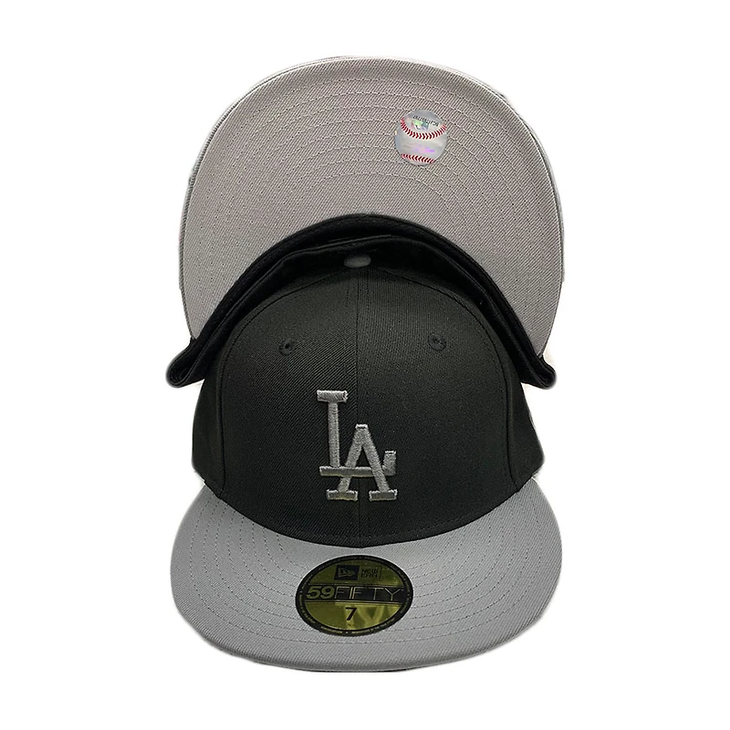 Los Angeles Dodgers Black Gray Plane Jane UV 59FIFTY Fitted Hat