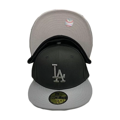 Los Angeles Dodgers Black Gray Plane Jane UV 59FIFTY Fitted Hat