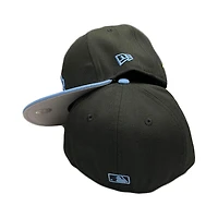 Los Angeles Dodgers Black Light Blue Plain Jane Gray UV 59FIFTY Fitted Hat