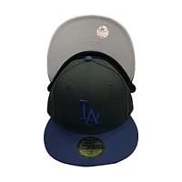 Los Angeles Dodgers Black Dark Blue Plane Jane Gray UV 59FIFTY Fitted Hat