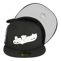 San Francisco Giants Black Spooky Pack 2007 ASG Patch Gray UV 59FIFTY Fitted Hat