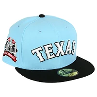 Texas Rangers Cyber Monday Dos Cientos Blue Spooky Pack Final Season Patch Gray UV 59FIFTY Fitted Hat