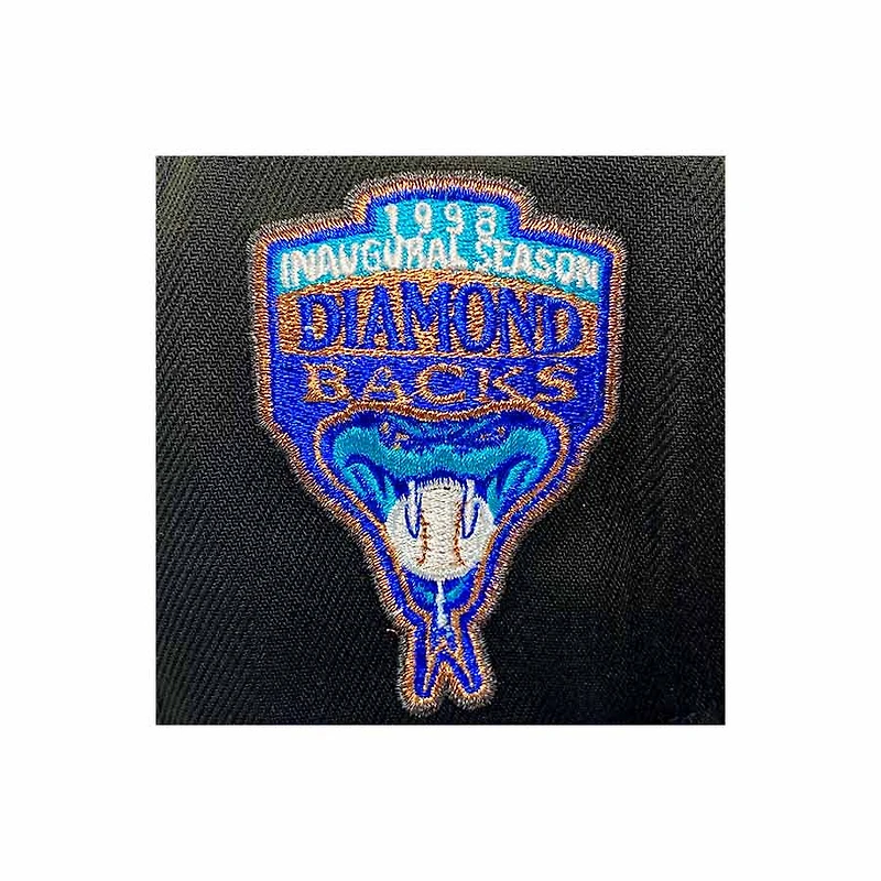 Arizona Diamondblacks Black Everyday Pack 1998 Inaugural Season Patch Gray UV New Era 59Fifty Fitted Hat