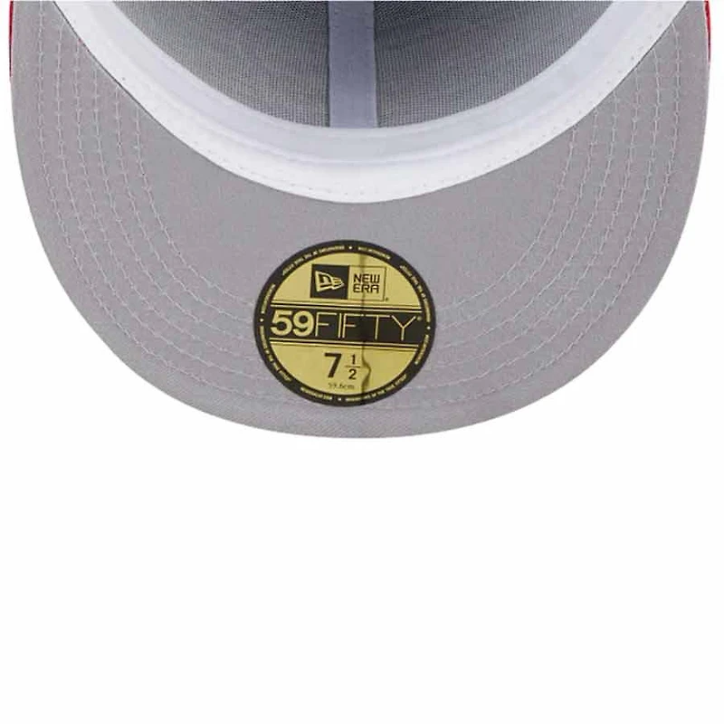 Chicago Cubs Royal Blue Red On Deck Gray UV New Era 59FIFTY Fitted Hat