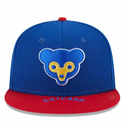 Chicago Cubs Royal Blue Red On Deck Gray UV New Era 59FIFTY Fitted Hat