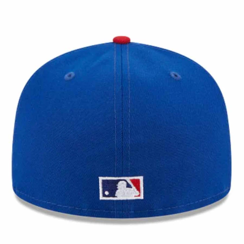 Chicago Cubs Royal Blue Red On Deck Gray UV New Era 59FIFTY Fitted Hat