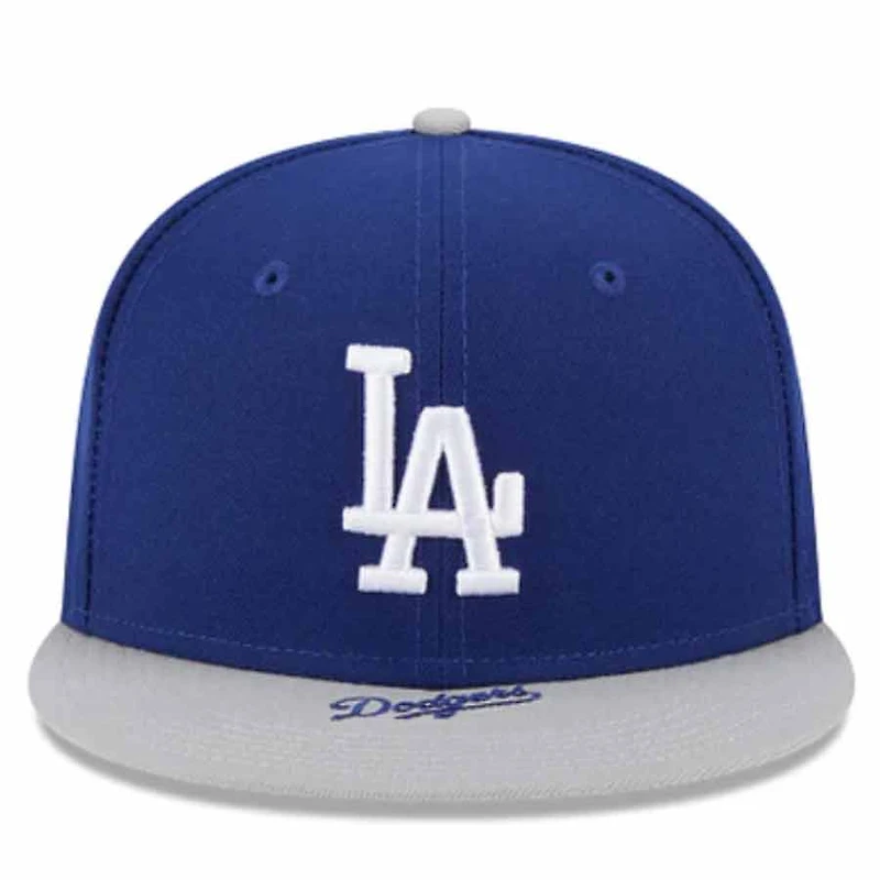 Los Angeles Dodgers Royal Blue Gray On Deck Green UV New Era 59FIFTY Fitted Hat