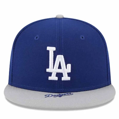 Los Angeles Dodgers Royal Blue Gray On Deck Green UV New Era 59FIFTY Fitted Hat