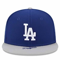 Los Angeles Dodgers Royal Blue Gray On Deck Green UV New Era 59FIFTY Fitted Hat