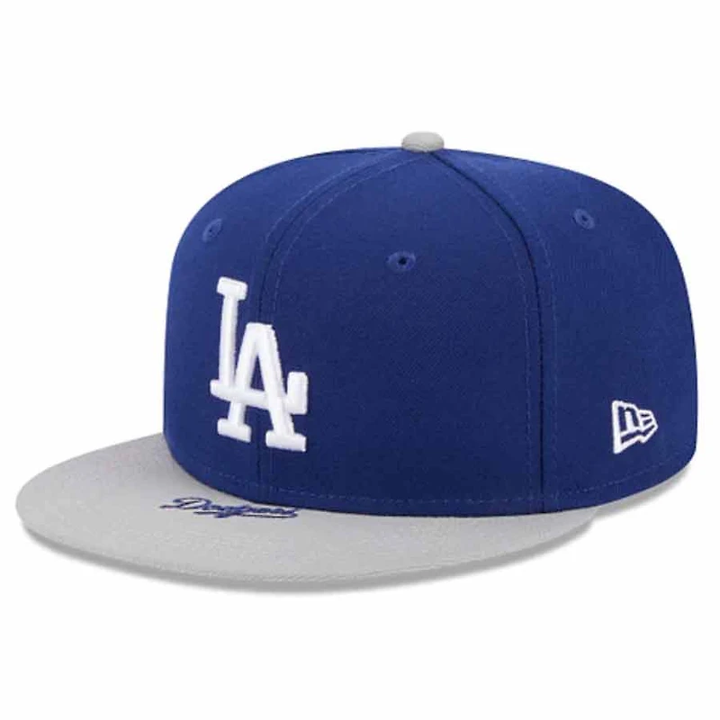Los Angeles Dodgers Royal Blue Gray On Deck Green UV New Era 59FIFTY Fitted Hat