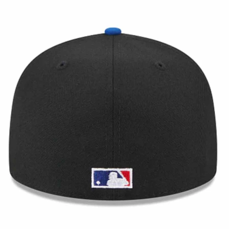 New York Mets Black Blue On Deck Gray UV Era 59FIFTY Fitted Hat