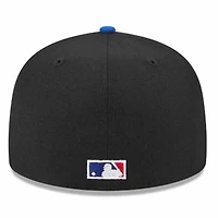 New York Mets Black Blue On Deck Gray UV Era 59FIFTY Fitted Hat