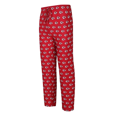 Kansas City Chiefs Red Concepts Sport Gauge Allover Print Knit Sleep Pajama Pants