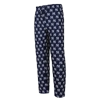 New York Yankees Navy Concepts Sport Gauge Allover Print Knit Sleep Pajama Pants