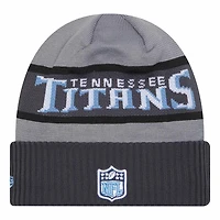 Tennessee Titans 2023 Gray NFL Sideline New Era Tech Knit Beanie