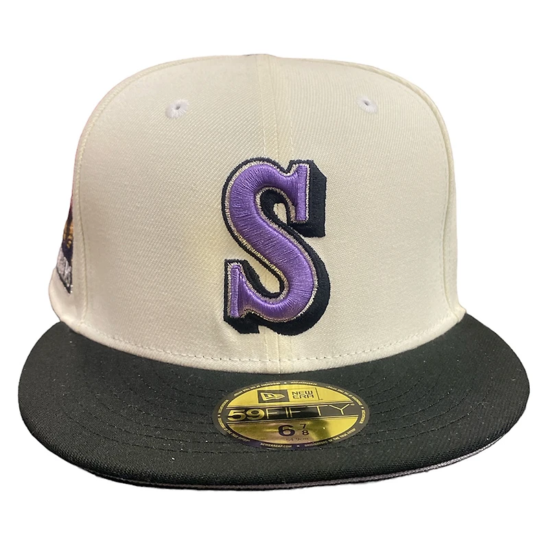 Seattle Mariners Chrome Black Two Tone 30th Aniv Patch Gray UV 59FIFTY Fitted Hat