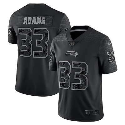 Seattle Seahawks Jamal Adams Black RFLCTV Nike Limited Jersey