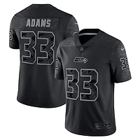Seattle Seahawks Jamal Adams Black RFLCTV Nike Limited Jersey