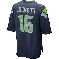 Youth Seattle Seahawks Tyler Lockett Navy Nike Game Jersey