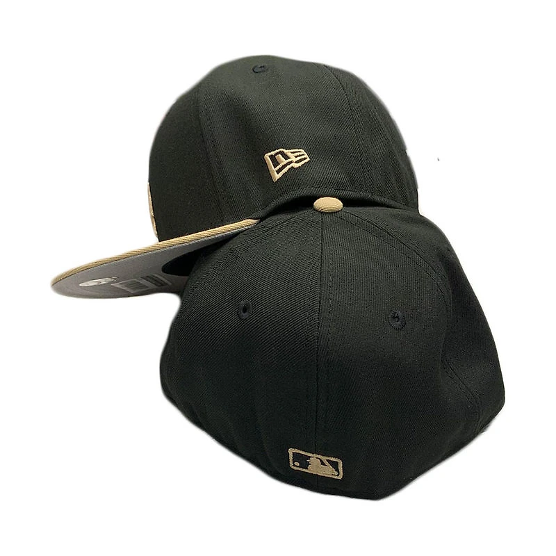 Los Angeles Dodgers Black Gold Plane Jane Gray UV 59FIFTY Fitted Hat