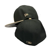 Los Angeles Dodgers Black Gold Plane Jane Gray UV 59FIFTY Fitted Hat