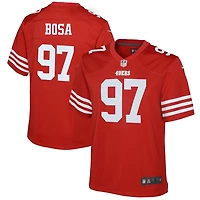 Youth San Francisco 49ers Nick Bosa Scarlet Red Game Jersey