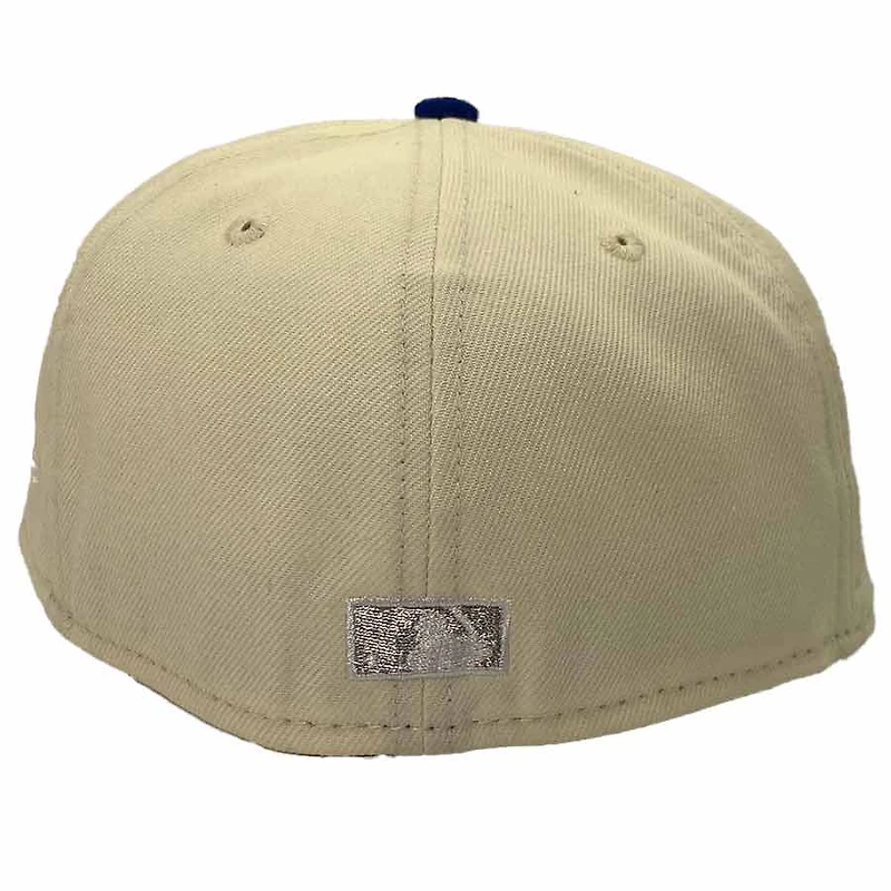 Kansas City Royals Chrome and Blue Metallic Pack 50th Anniversary Patch Gray UV New Era 59Fifty Fitted Hat