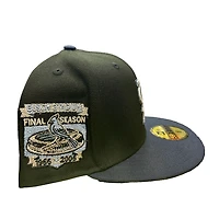 St. Louis Cardinals Black Navy Two Tone Busch Stadium Patch Gray UV New Era 59FIFTY Fitted Hat