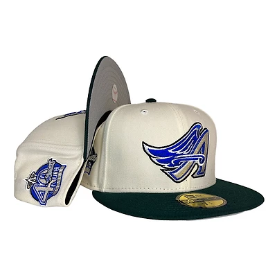 Anaheim Angels Chrome Green Two Tone 40th Anniversary Gray UV New Era 59FIFTY Fitted Hat