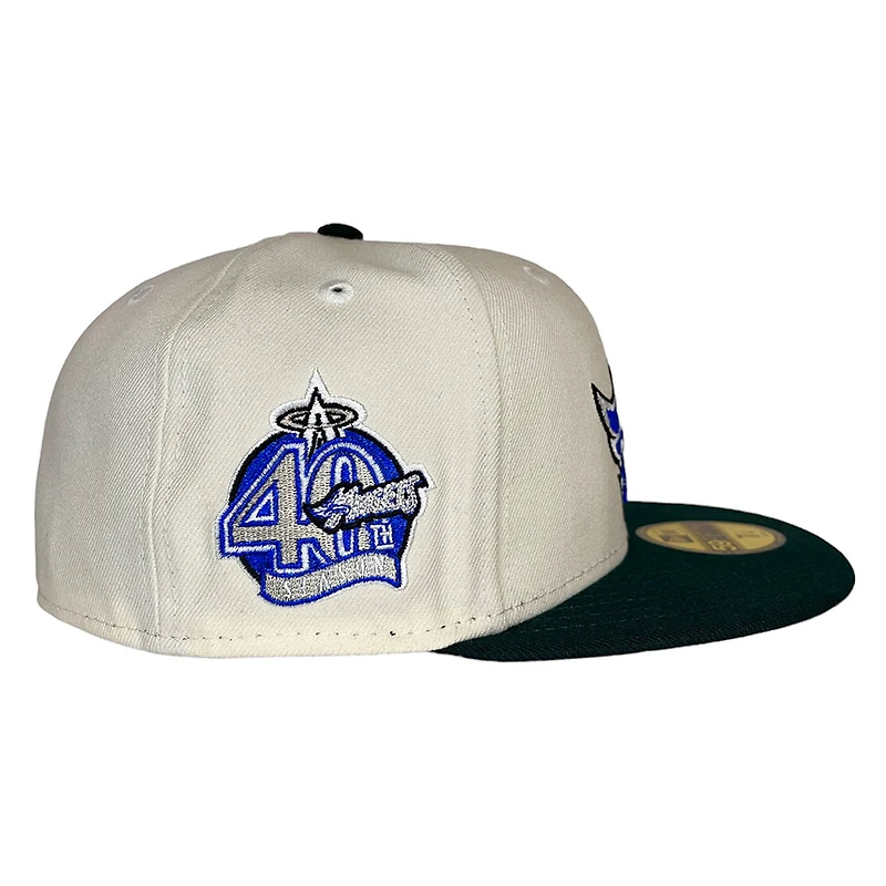 Anaheim Angels Chrome Green Two Tone 40th Anniversary Gray UV New Era 59FIFTY Fitted Hat