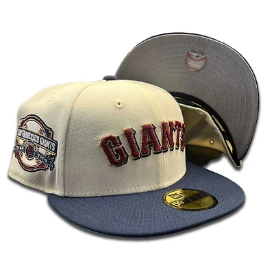 San Francisco Giants Chrome Navy Two Tone Year 2000 Patch Gray UV New Era 59FIFTY Fitted Hat