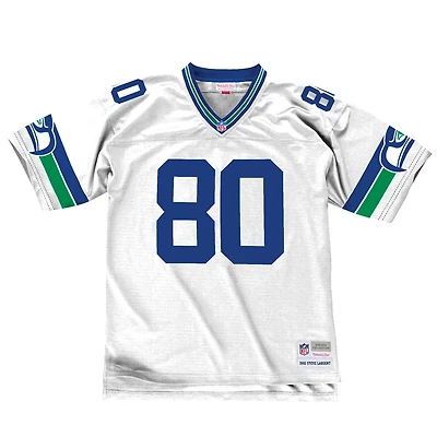 Seattle Seahawks Steve Largent 1985 Mitchell & Ness NFL White Legacy Jersey