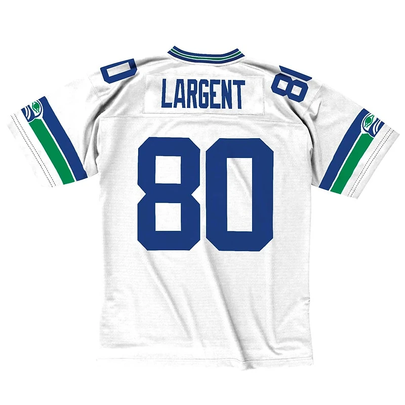Seattle Seahawks Steve Largent 1985 Mitchell & Ness NFL White Legacy Jersey