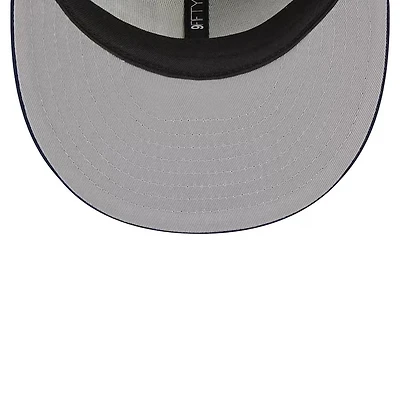 Dallas Cowboys Gray Navy 2023 Sideline Split New Era 9FIFTY Snapback Hat