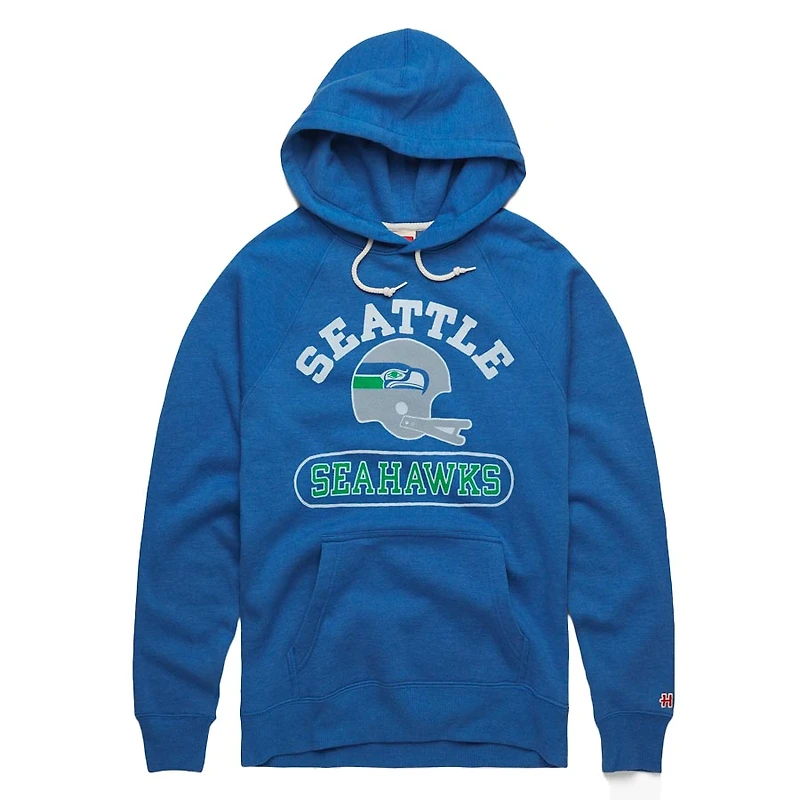 Seattle Seahawks Blue Throwback Homage Helmet Hoodie