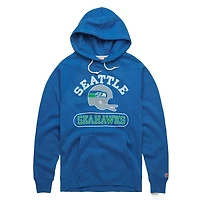 Seattle Seahawks Blue Throwback Homage Helmet Hoodie