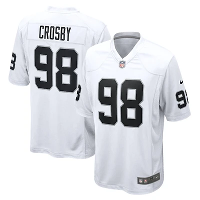 Las Vegas Raiders Maxx Crosby White Nike Game Jersey