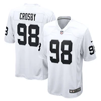 Las Vegas Raiders Maxx Crosby White Nike Game Jersey