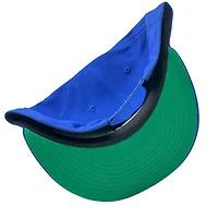 Seattle Seahawks Royal Blue Throwback Wordmark Retro New Era 9FIFTY Snapback Hat