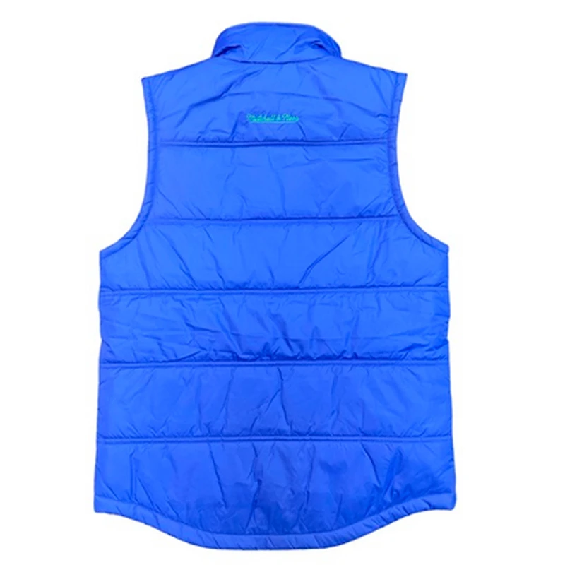 Seattle Seahawks Royal Blue Retro Throwback Mitchell & Ness Puffer Vest