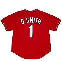 St. Louis Cardinals Ozzie Smith Red 1996 Mitchell & Ness Pullover Jersey